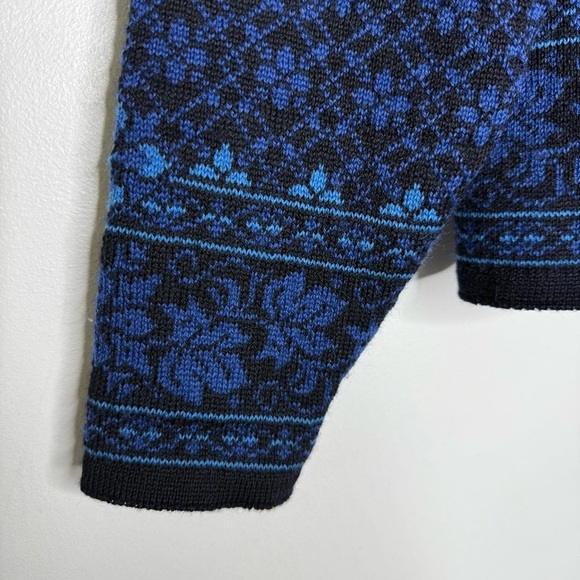 Dale Of Norway Cardigan Sweater Casual Faire Isle Nordic 100% Wool Size Medium - Picture 7 of 8